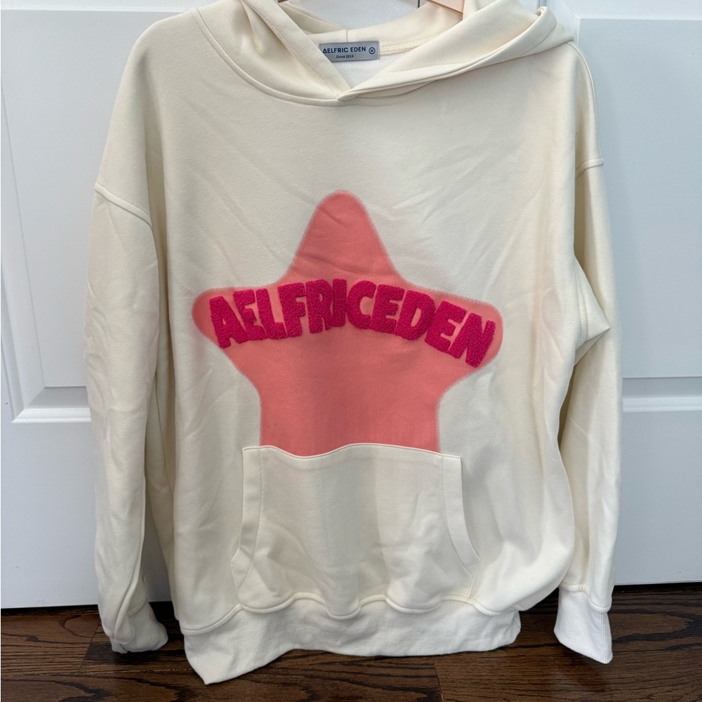 Aelfric Eden Cream and Pink Star Sweater
